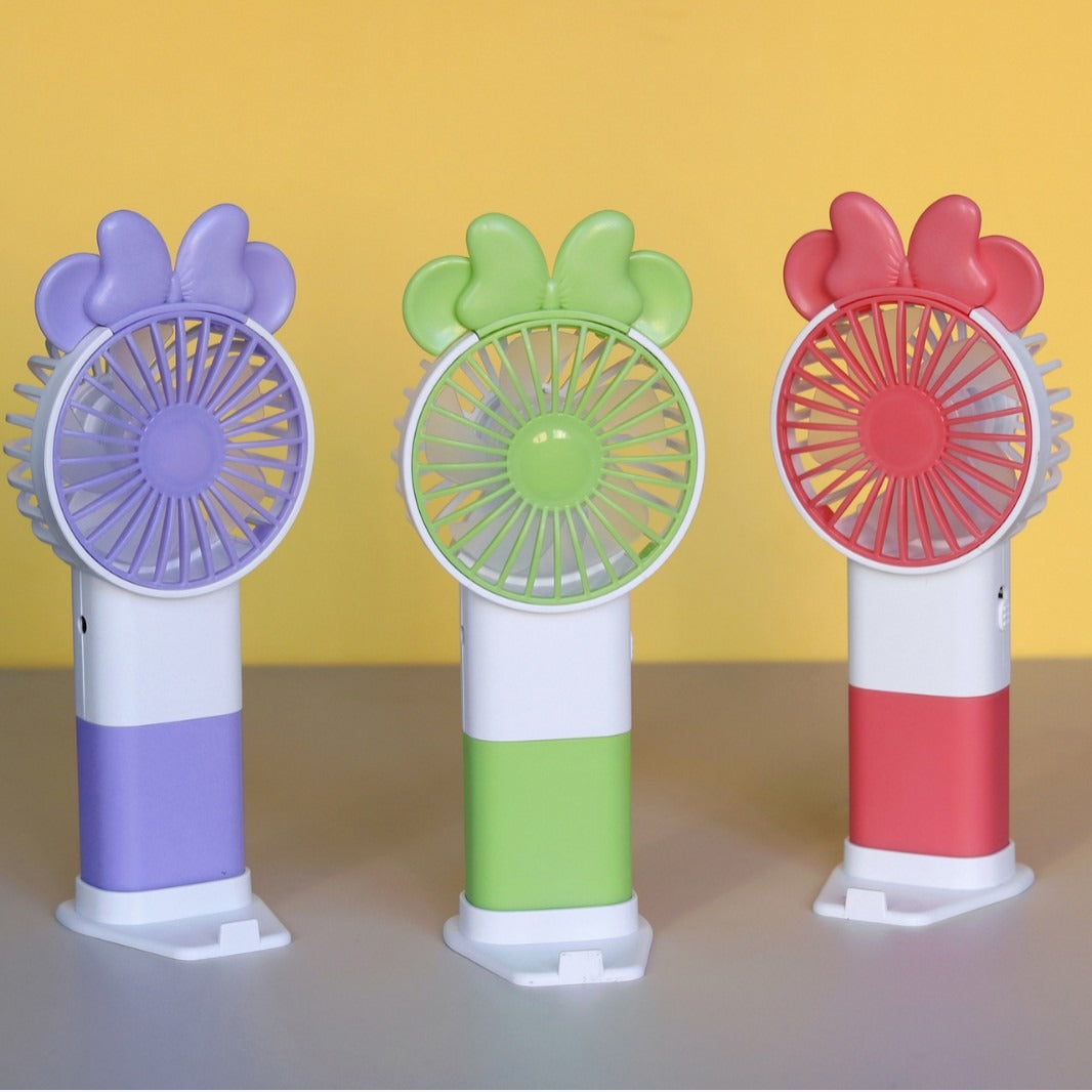 Unisex Portable Mini Hand Fan with Playful Design Bowlift