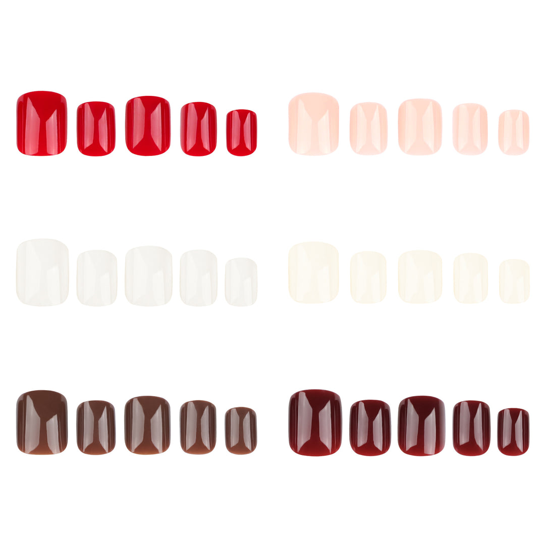 Artful Nail Extensions with Elegant Glossy Finish Bowlift