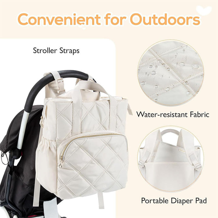 Padded backpack with versatile compartments Bowlift
