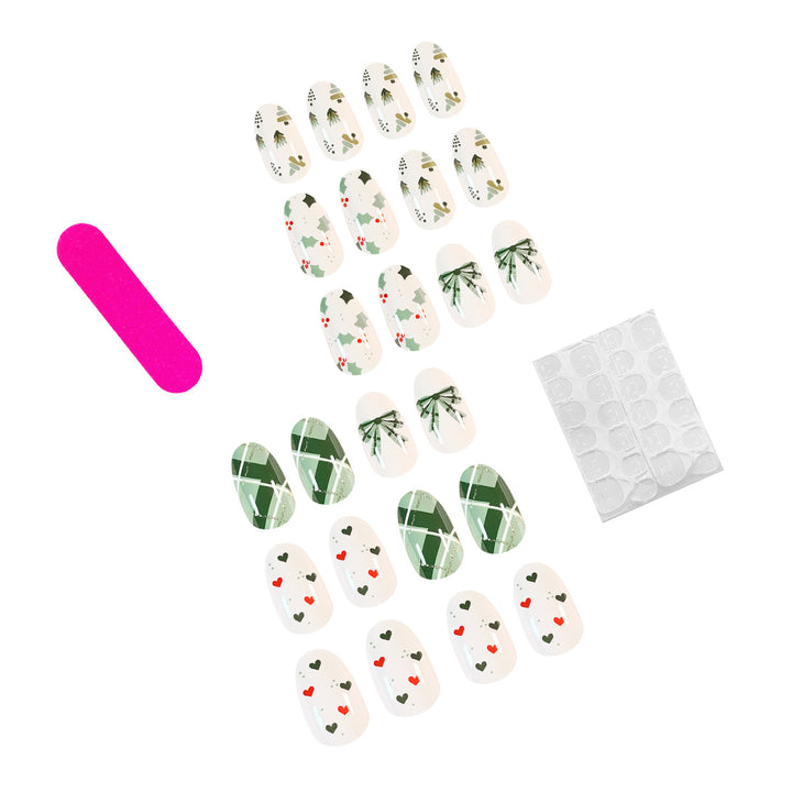 Creative Christmas Art Nails Bowlift