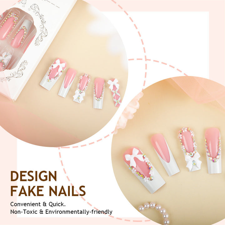 Shiny and creative nail art Bowlift
