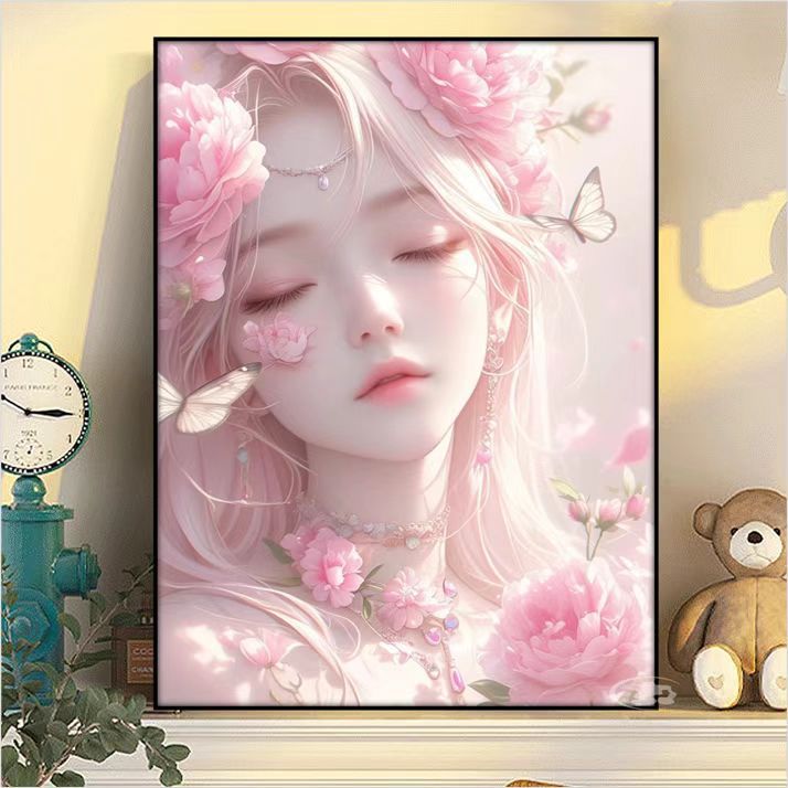 Ethereal Floral Fantasy Art Print Bowlift
