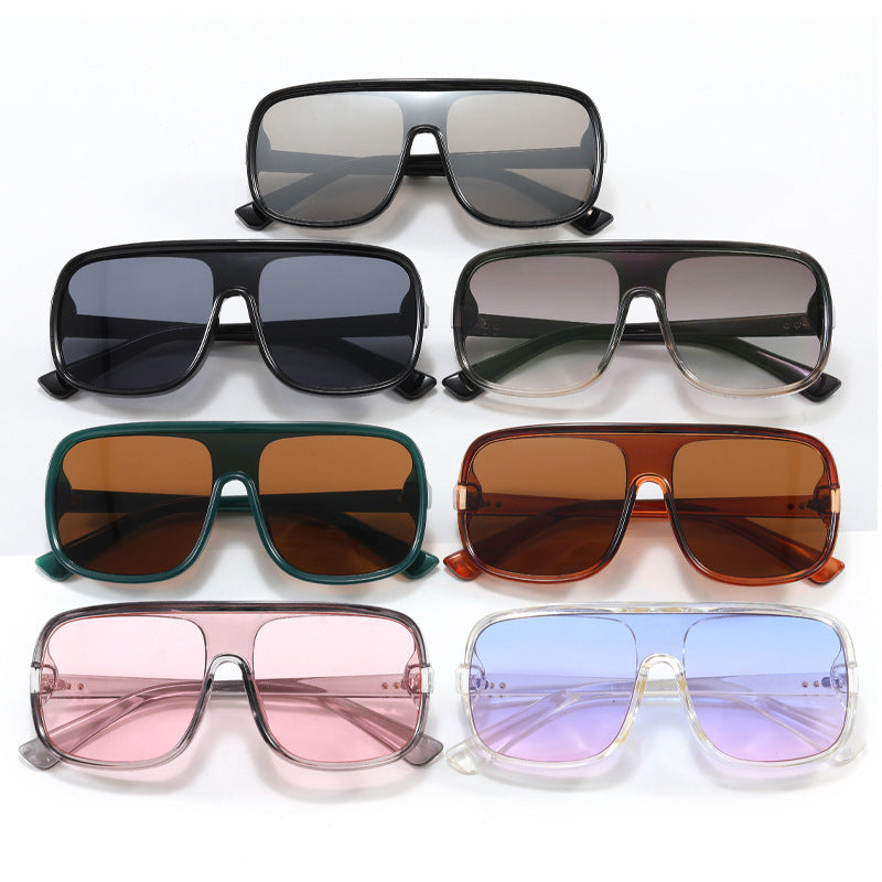Women’s fashionable oversized sunglasses in futuristic design Bowlift