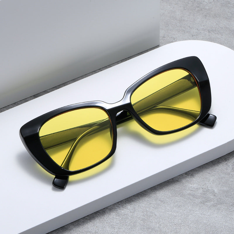 Ladies fashionable square sunglasses with comfortable wearing sensation Bowlift