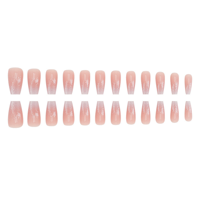 Art nails with elegant gradient and high gloss finish Bowlift