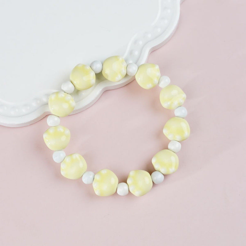Heart-Shaped Beaded Bracelet Bowlift