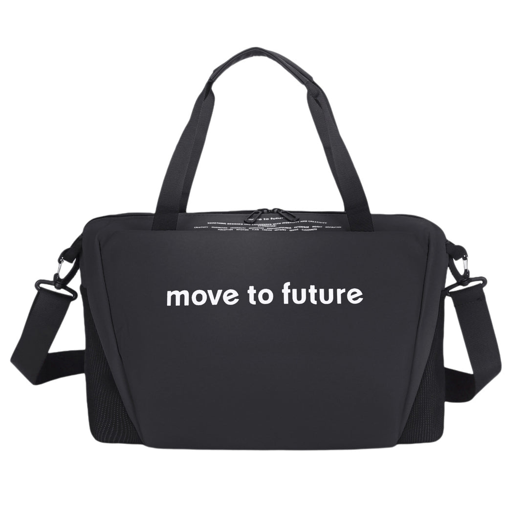 Sporty shoulder bag with innovative carrying system Bowlift
