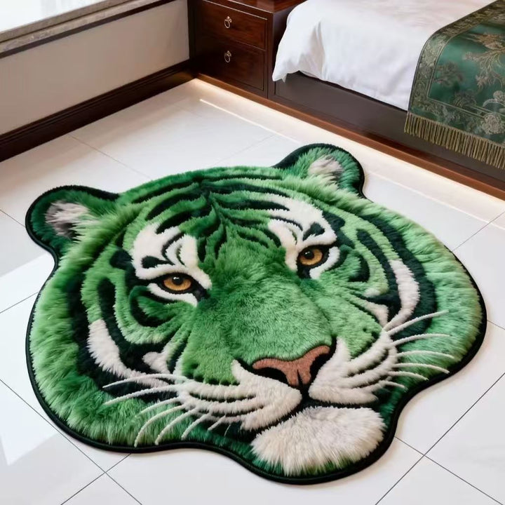 Animal-shaped Plush Rug