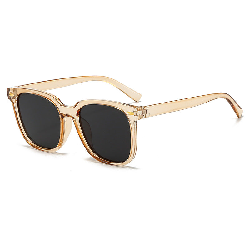 Oversized Transparent Frame Glasses
