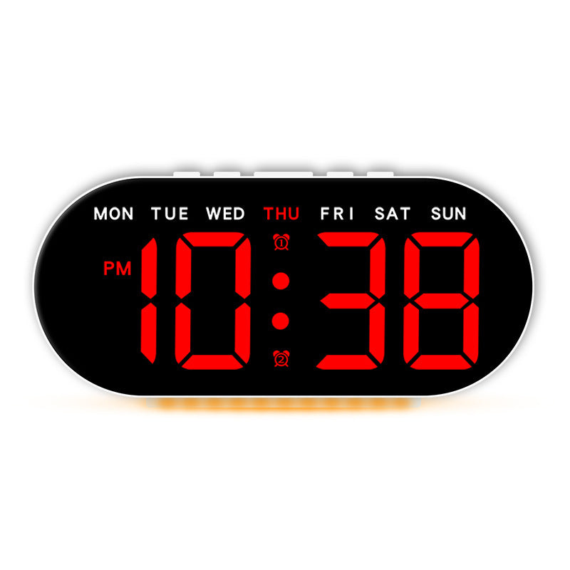 Digital alarm clock with adjustable LED display Bowlift