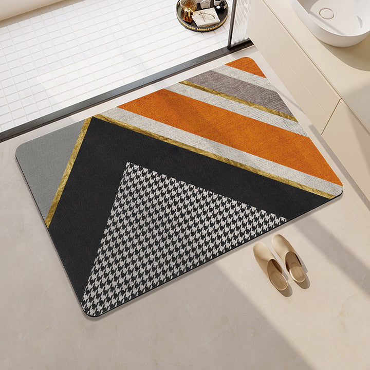 Playful Cat-Themed Bath Rug Bowlift