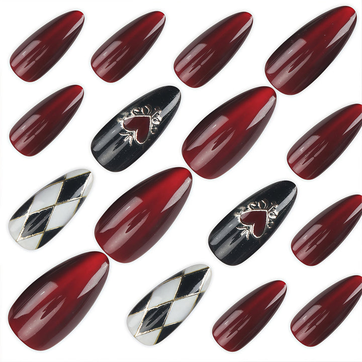 Decorative Press-On Nail Art with Unique Character Designs Bowlift