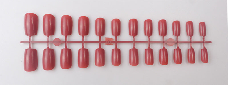 Natural Glossy Press-On Nail Tips Bowlift