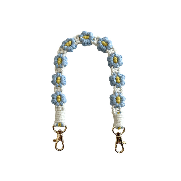 Floral Macrame Keychain Strap Bowlift