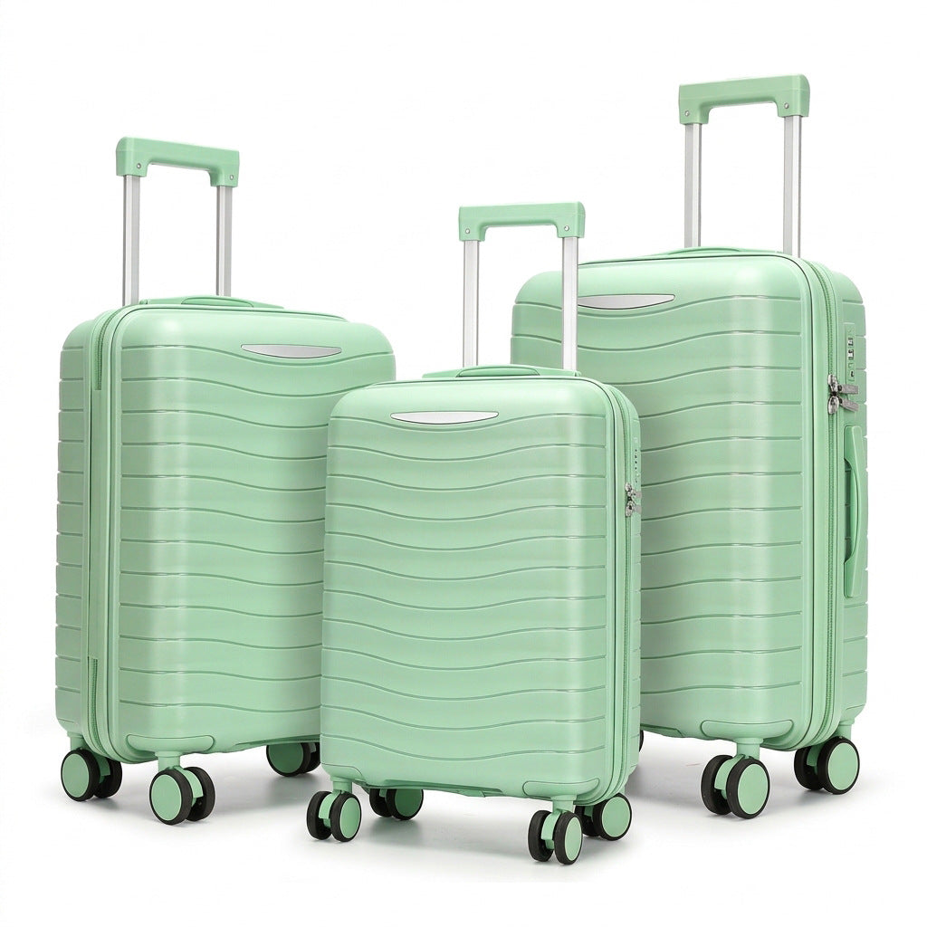 Hard Shell Suitcase Set with Innovative Pocket Organization Bowlift