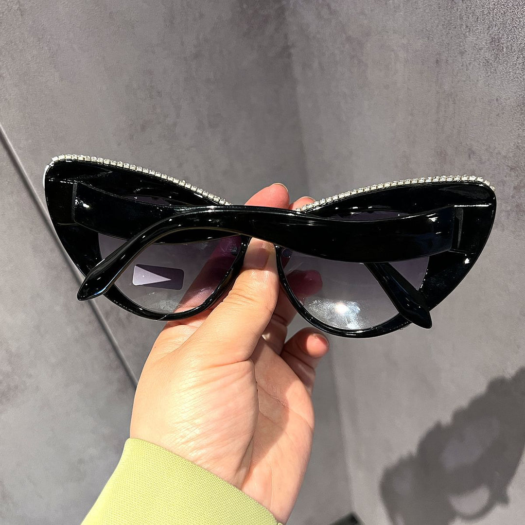 Ladies Glamorous Crystal Sunglasses Bowlift