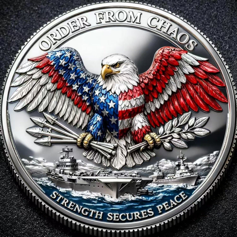 Unisex nan Semiquincentennial commemorative challenge coin medallion Bowlift