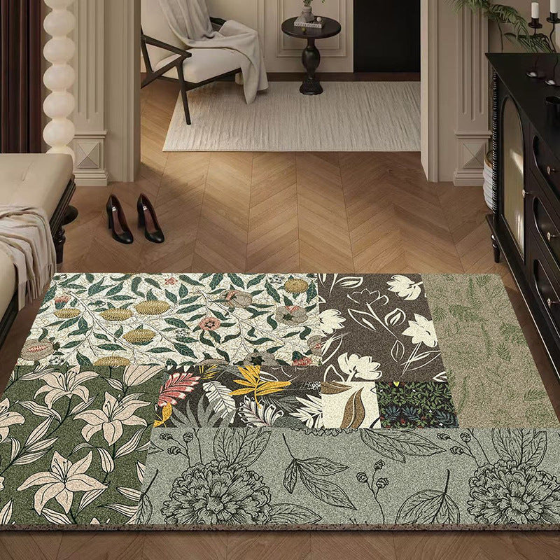 Floral Pattern Area Rug