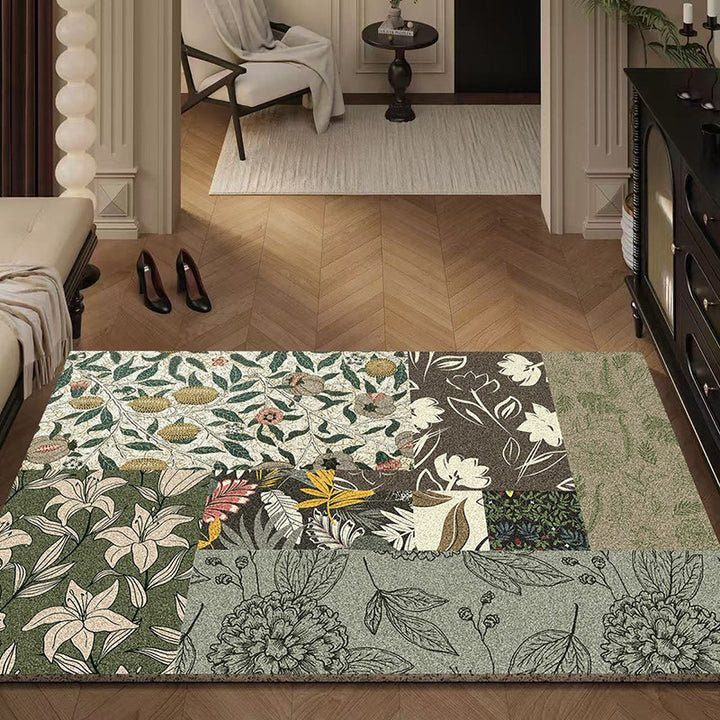 Floral Pattern Area Rug