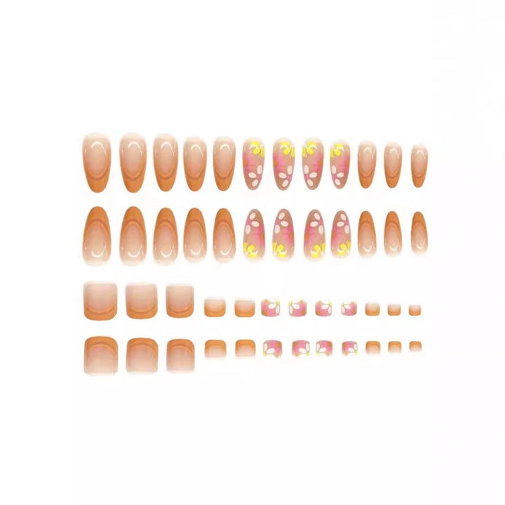 Artistic Floral Nail Art Bowlift