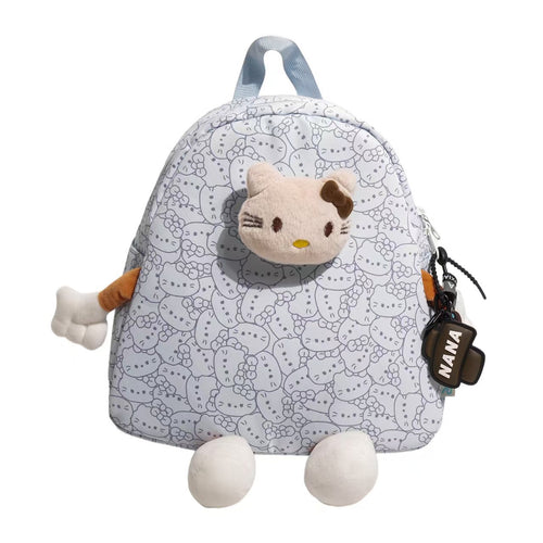 Children's Playful Plush Character Backpack Bowlift