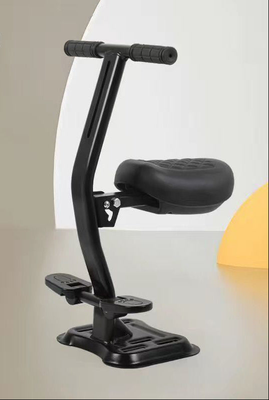 foldable scooter safety seat with padded circular guardrail Bowlift