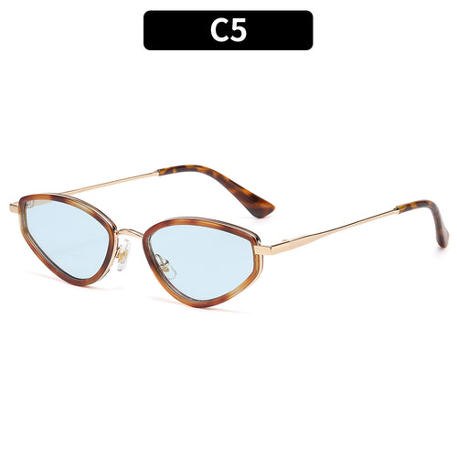 Chic Angular Cat-Eye Sunglasses