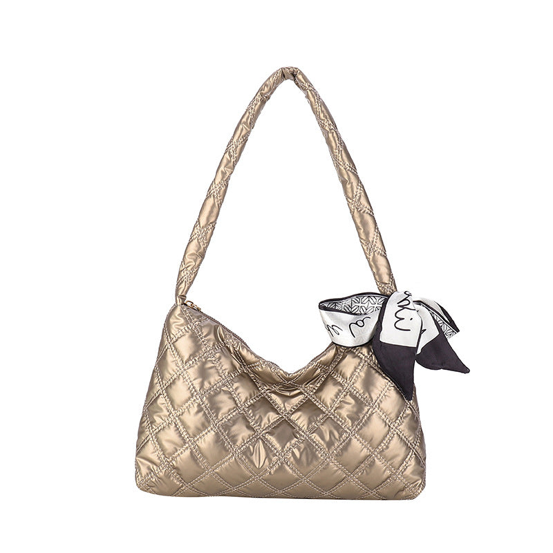 Quilted Shoulder Handbag Bowlift