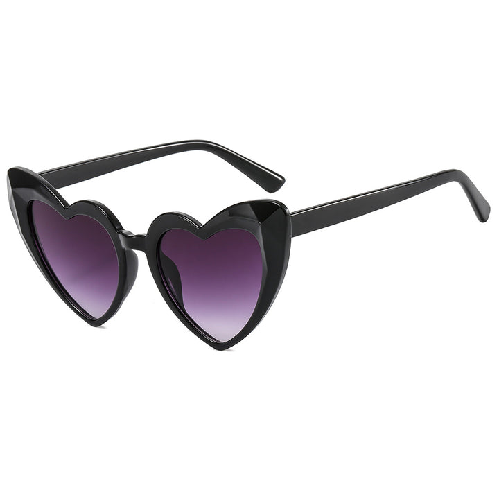 Women's fashionable heart sunglasses with UV protection Bowlift