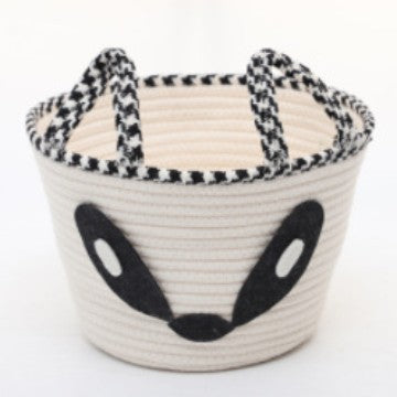 Decorative Cotton Storage Basket Bowlift