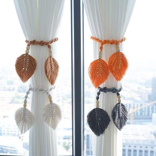 Decorative Macrame Leaf Wall Hanger Bowlift