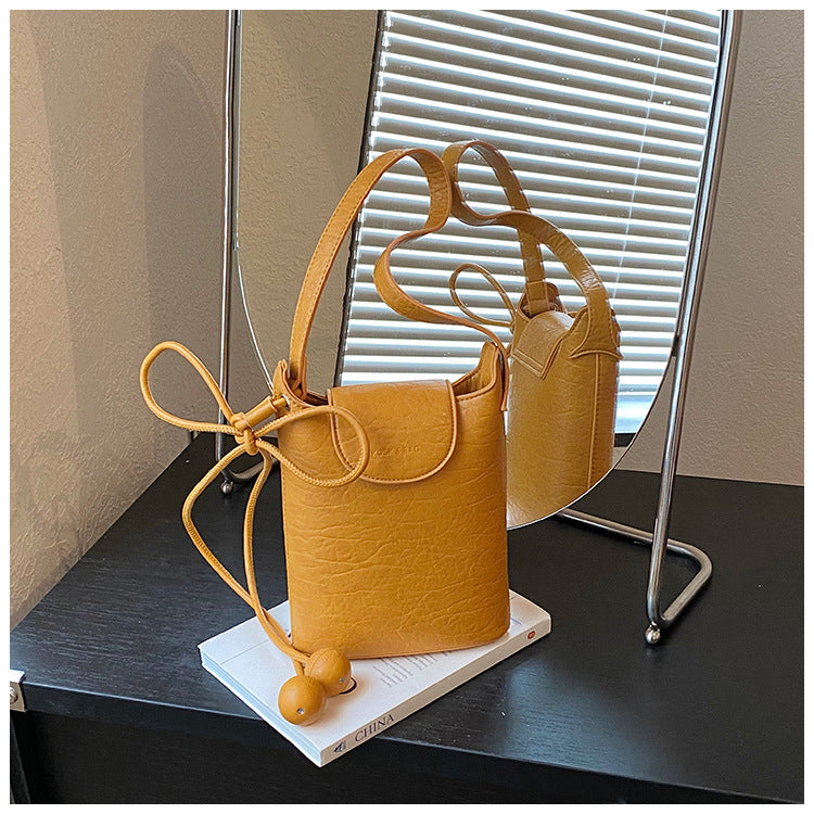 WoModern Textured Mini Crossbody Bag Bowlift