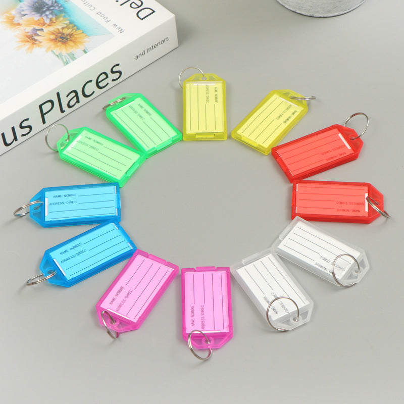 Unisex Label Keychain in Practical Set Bowlift