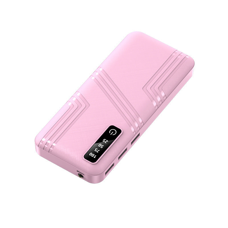 Portable power bank with multifunctional fast charging connector and LCD display Bowlift