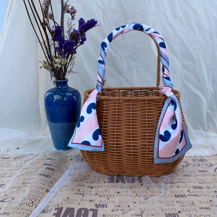 Women Diamond-shaped Handheld Basket Bowlift