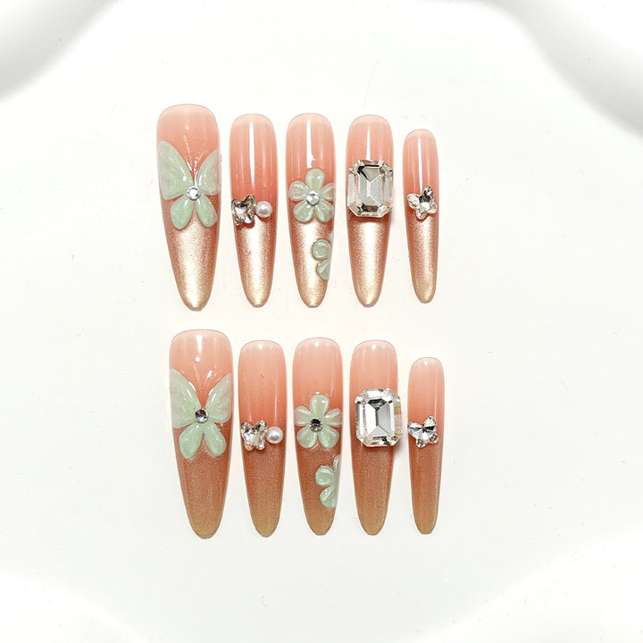 Artificial nails in floral design Bowlift
