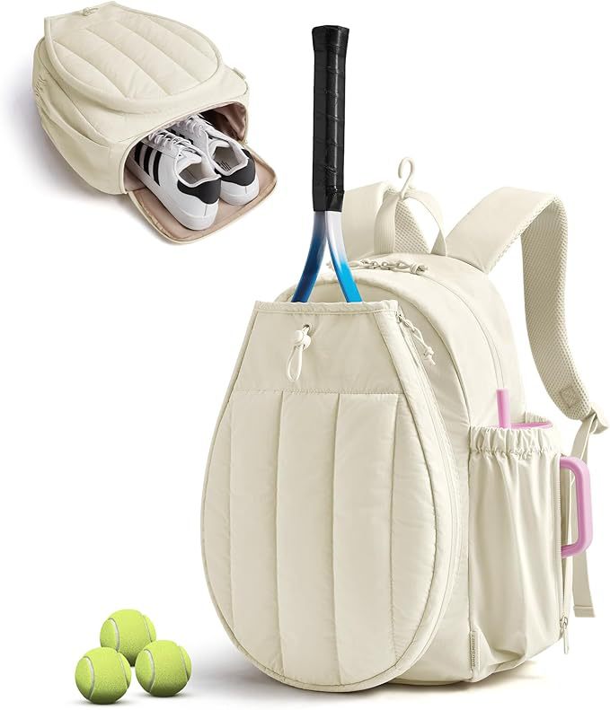 Tennis Racket and Shoe Backpack Bowlift