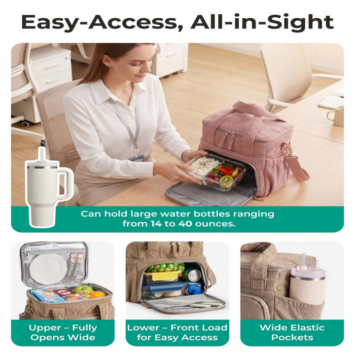 Insulated Multi-Functional Lunch Bag Bowlift