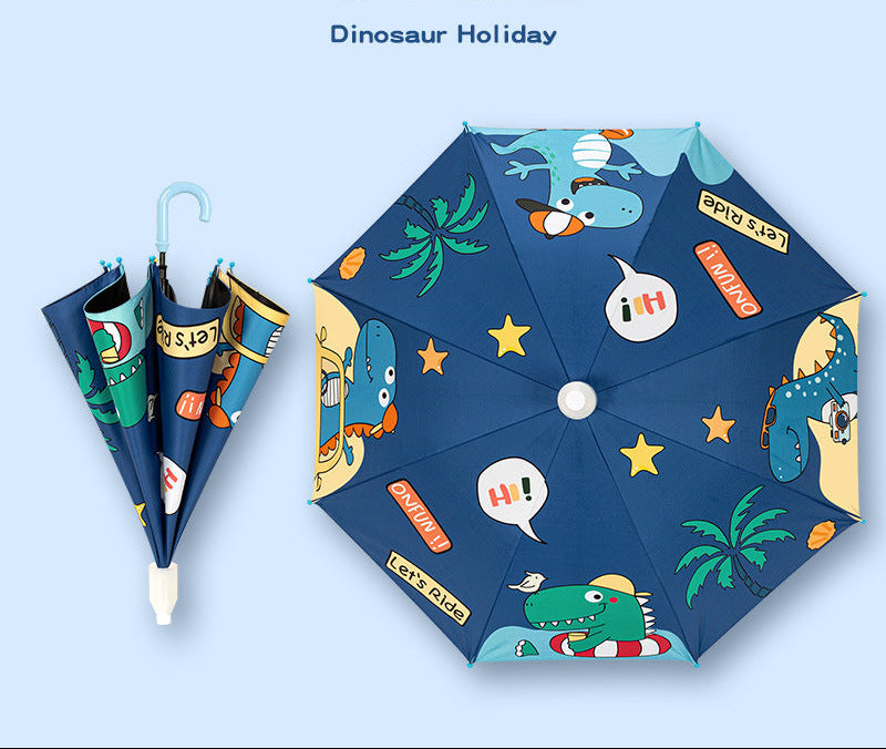 Unisex Kids' Umbrella with Colorful Design Bowlift