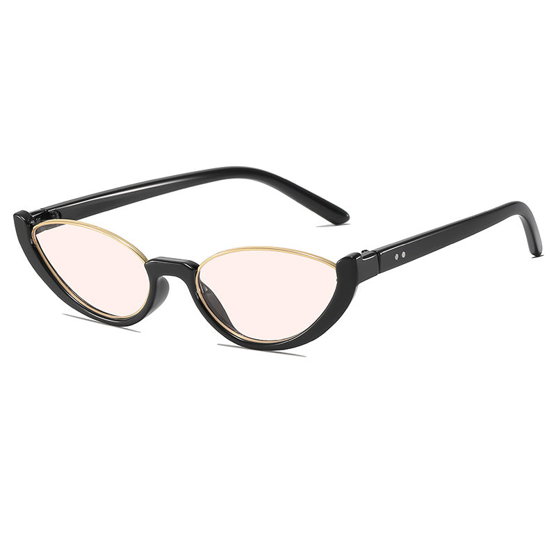 Retro-Inspired Clear Frame Cat Eye Sunglasses Bowlift