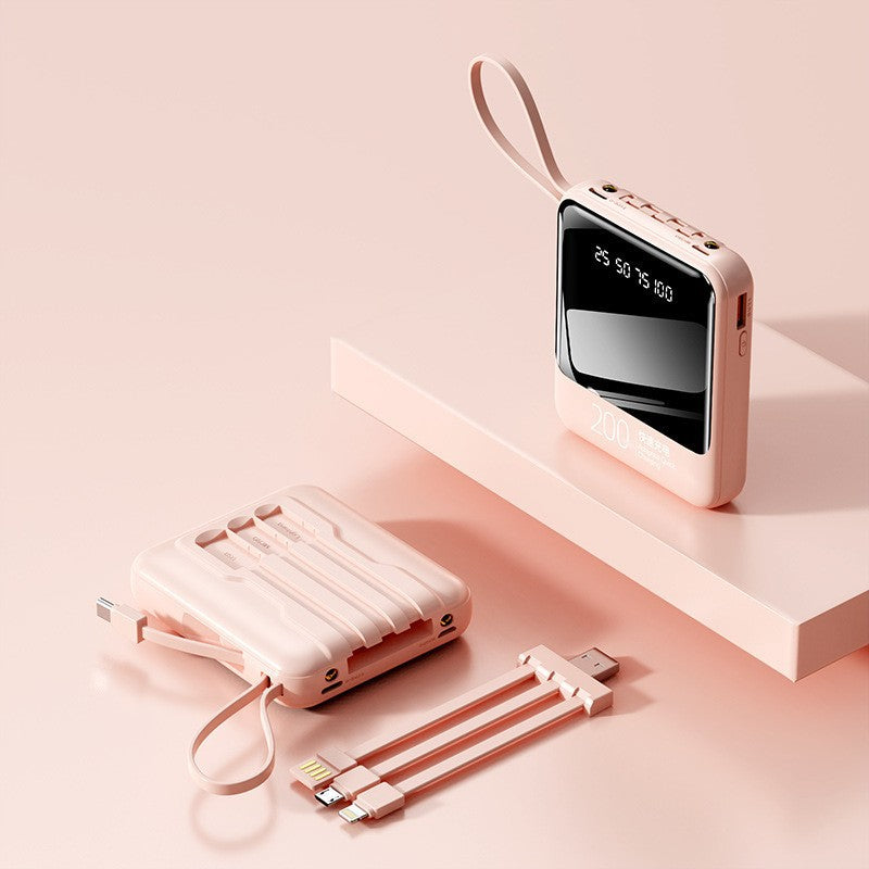 Portable power bank with smart charging and LCD display Bowlift