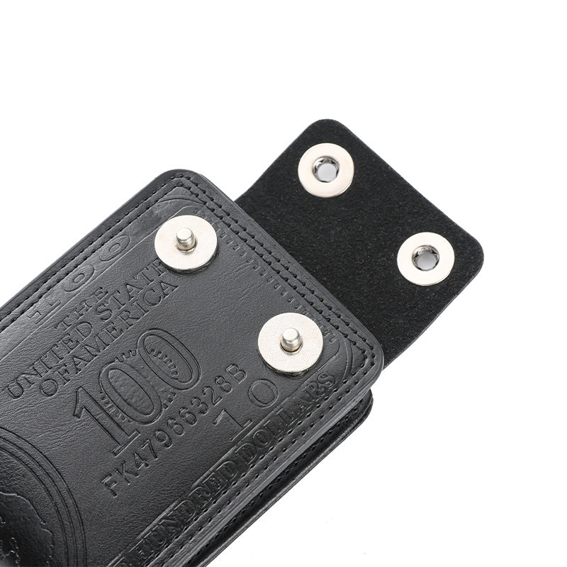 Artistic Embossed Leather Card Wallet Bowlift