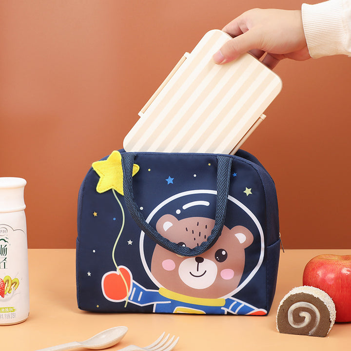 Cute Panda-Themed Insulated Lunch Bag