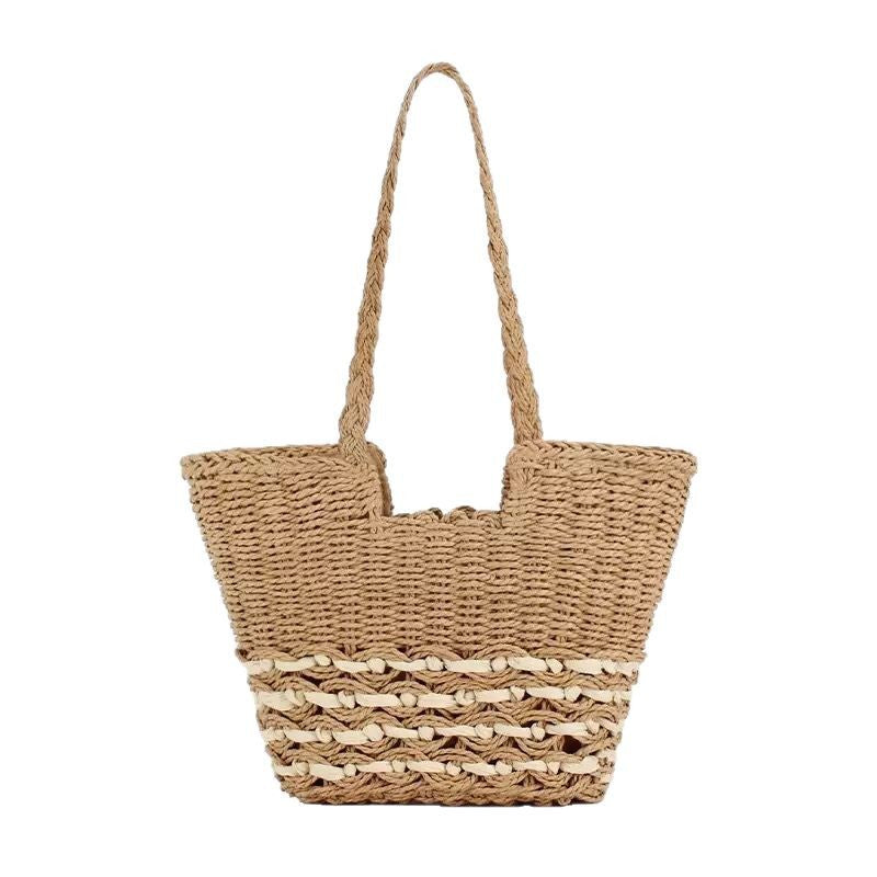 Braided tote bag with unique structure Bowlift
