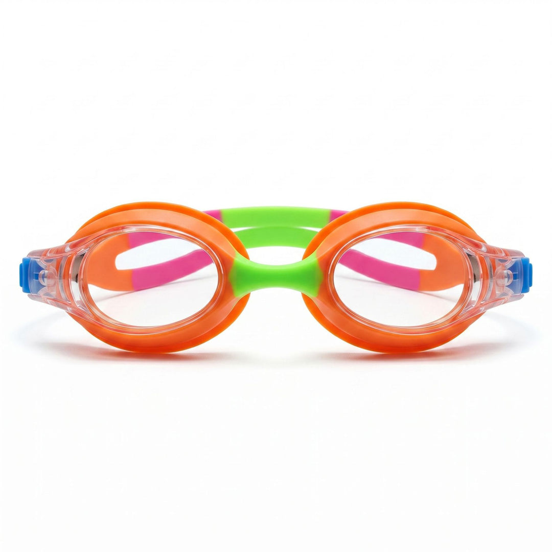 Swim goggles with adjustable nose bridge and anti-fog technology Bowlift