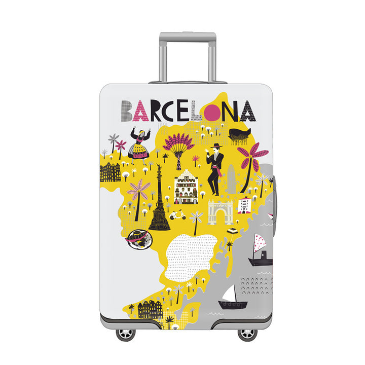 Cartoon Cat Design Hard Shell Luggage Bowlift