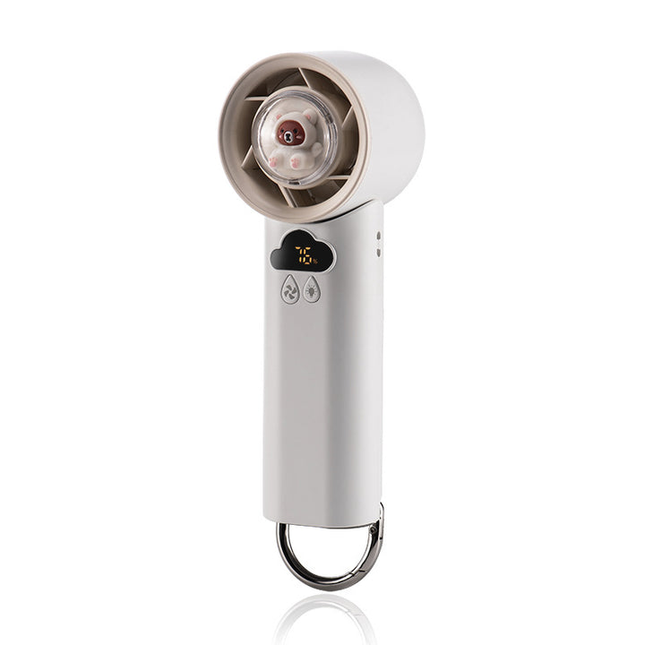 Unisex Mini USB Rechargeable Humidifying Fan Bowlift