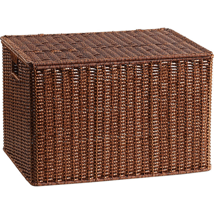 Woven Storage Chest with Built-in Handles Bowlift