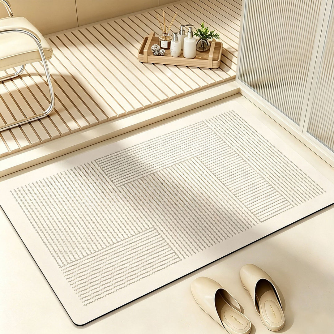 Stylish Abstract Bath Mat Bowlift
