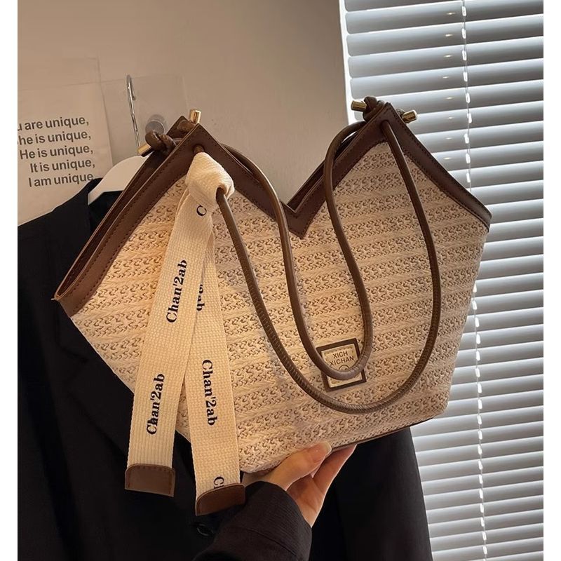 Woven Texture Shoulder Bag Bowlift